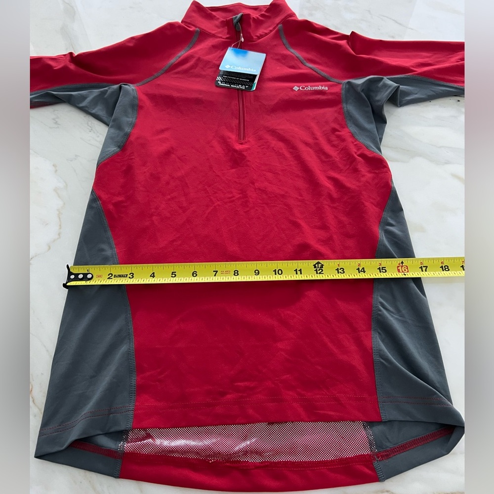 COLUMBIA OMNI-HEAT THERMAL REFLECTIVE RED LIGHT WEIGHT JACKET SIZE S/P NWTS! - Picture 9 of 16